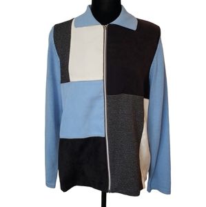 Allison Daley, Petite Medium Patchwork Jacket, NWT